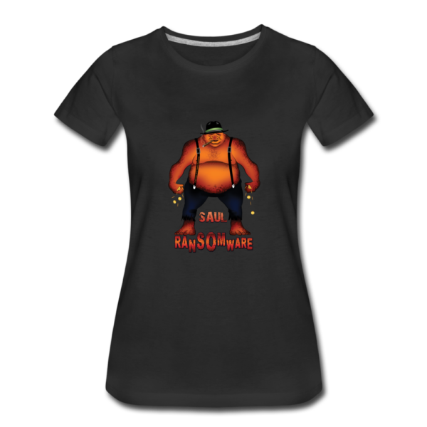 Malware World | Saul Ransomware<br>Women’s Premium T-Shirt - Image 4