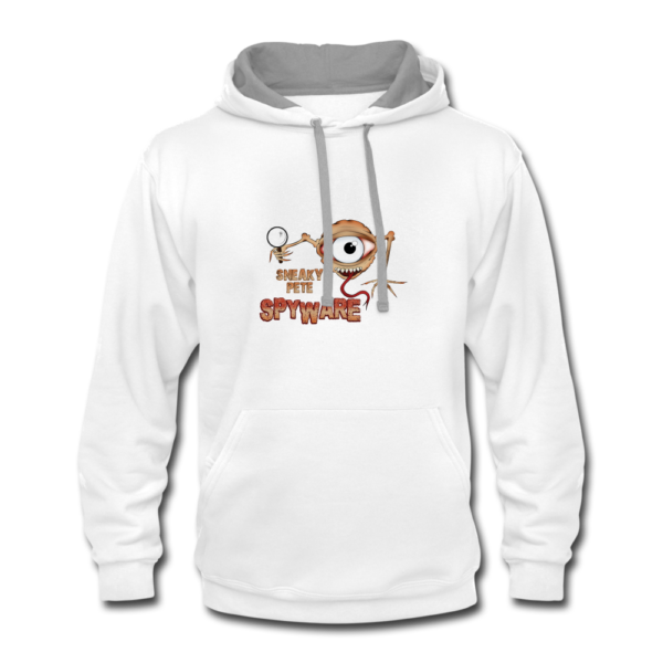 Malware World | Sneaky Pete Spyware<br>Contrast Hoodie - Image 3
